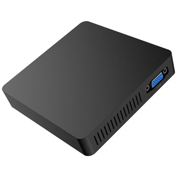 Mini PC Desktop Computer N3350 6+64EMMC WIN 10 12V/2A Dual Band WiFi Gigabit Ethernet BT 4.0